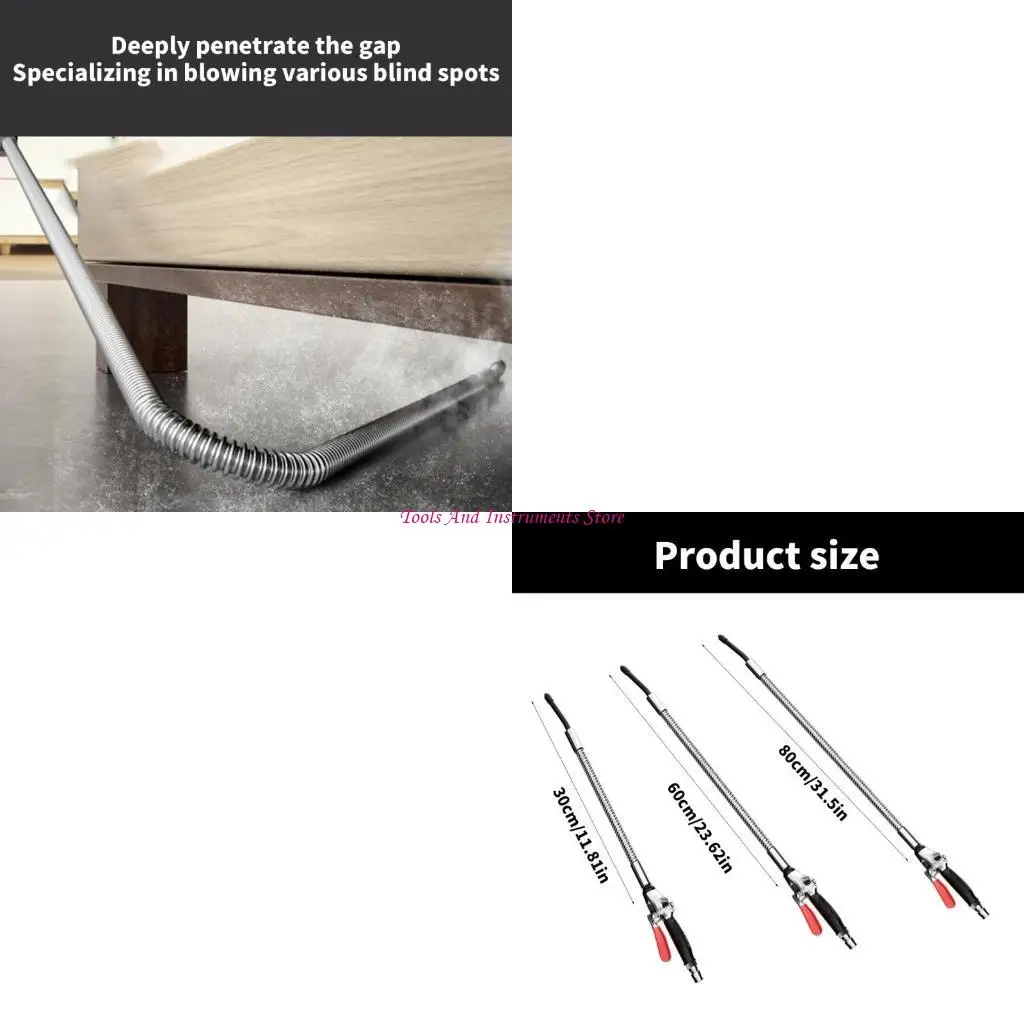 

Professional Pneumatic Air Blow Guns with Extensible Nozzle Metal Handle for Industrial Use Efficient Dust Removal Tasks C7AC