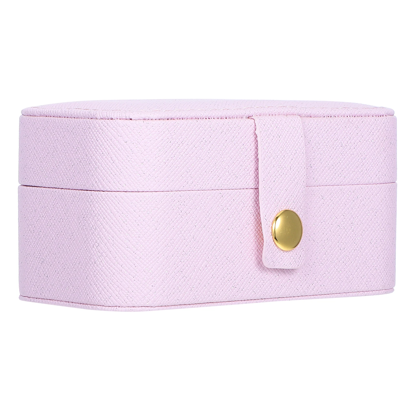 

Travel Jewelry Box Portable Ring Holder Storage Mini Case Pearl Fleece Accessories
