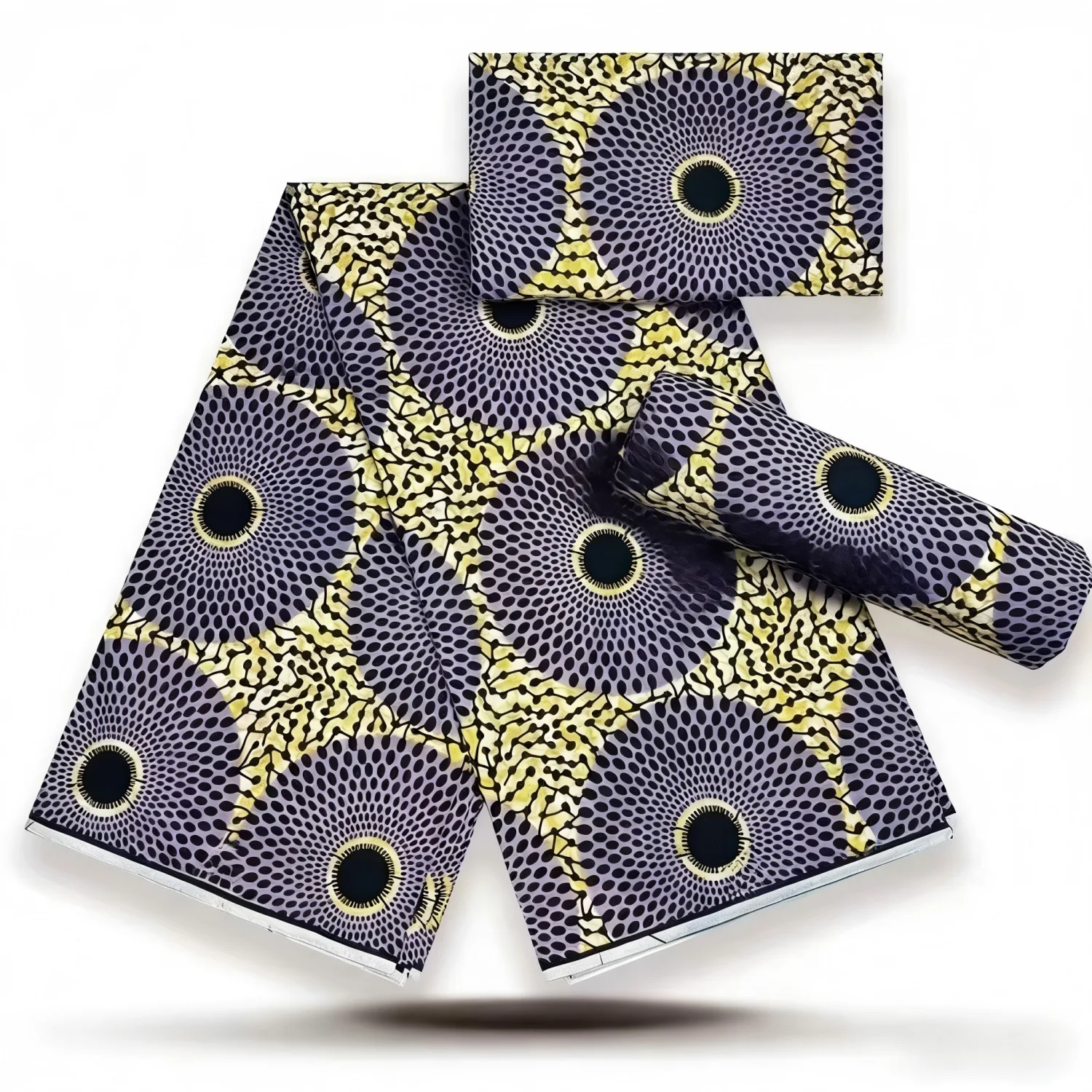 

2026 High Quality Guaranteed Veritable African Print Real Wax Fabric Ankara Style Design 100% Cotton 6 Yards Formal Dress New