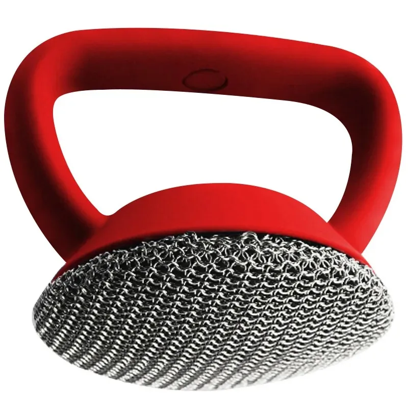 

DSA Pot Washing Dish Washing Net Pot Brushing Artifact Kitchen Cleaning Long Handle Brush Steel Wire Ball Pot Brush with Handle