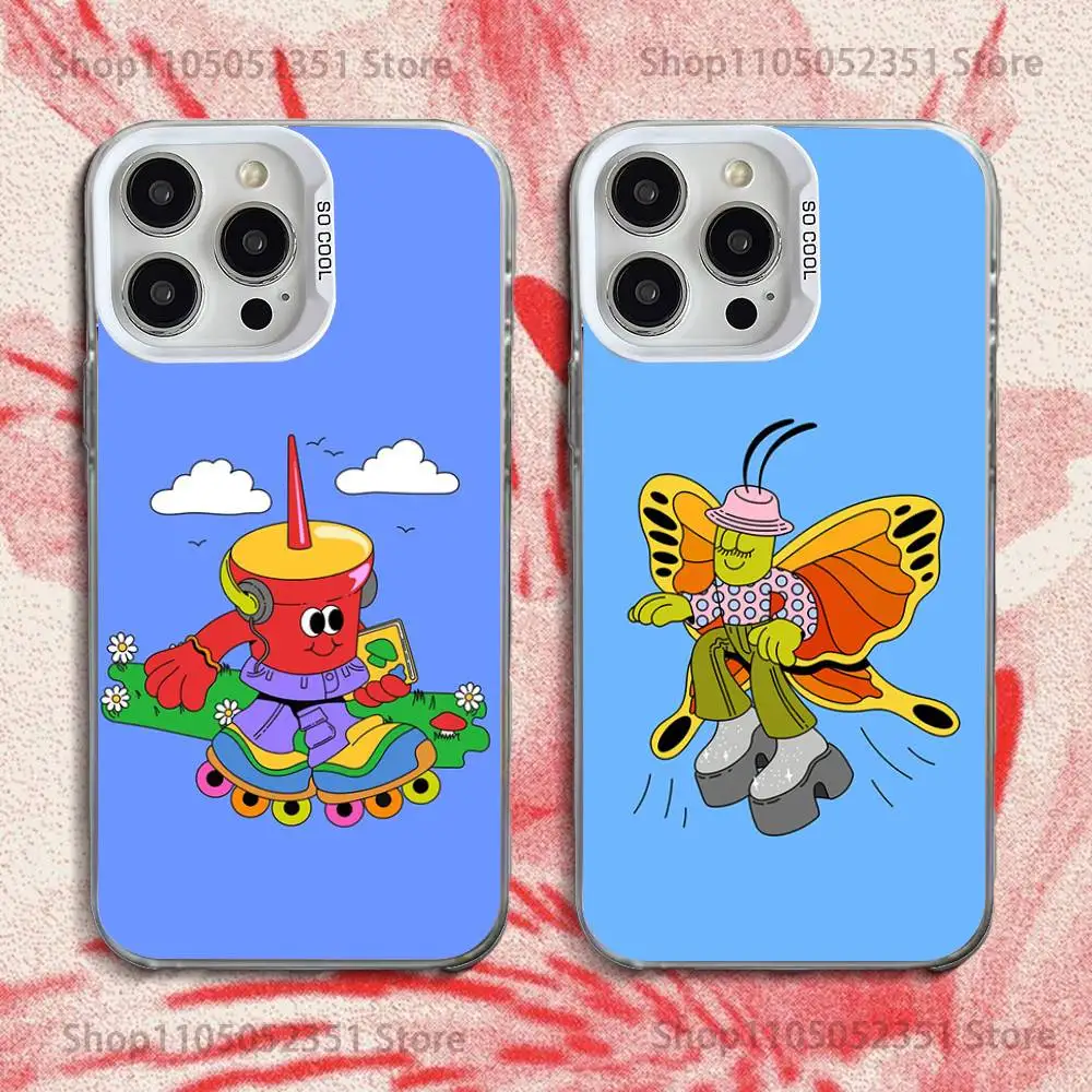 

L-Lauren Martin Art Phone Case For iPhone 16,15,14,13,12,11,Pro,XS,Max,Plus,Mini,SE White Candy Matte Shockproof Cover