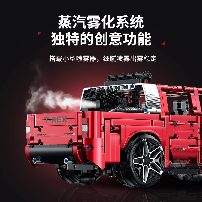 NA STANIE 10633 MOC Techniczny RC SUV Klocki Model Pickup Cegły Zabawki do Składania dla Dzieci Zestawy Prezentowe na Boże Narodzenie