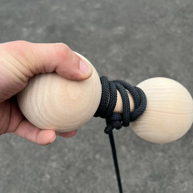 Solid Wood Rock Climbing Finger Wrist Pull Up Hand Grip Forearm Strength Training Balls Weight Exercise Gym Fitness Equipment