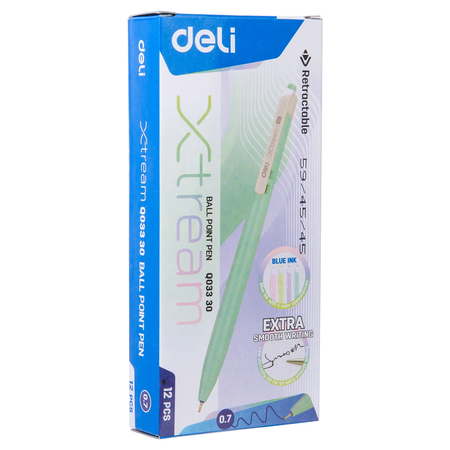 12 قطعة من أقلام حبر جاف موراندي مقاس 0.7 مم من ديلي - تصميم مشبك محمول للكتابة السلسة في المنزل والمكتب والمدرسة