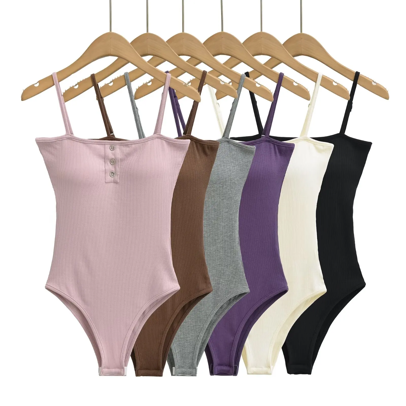 

Sexy Street Sle Bandeau Onesie Women's Spring Summer Pure Desire Tight Fitting G-string Tank Top Underwear Base Layer Top