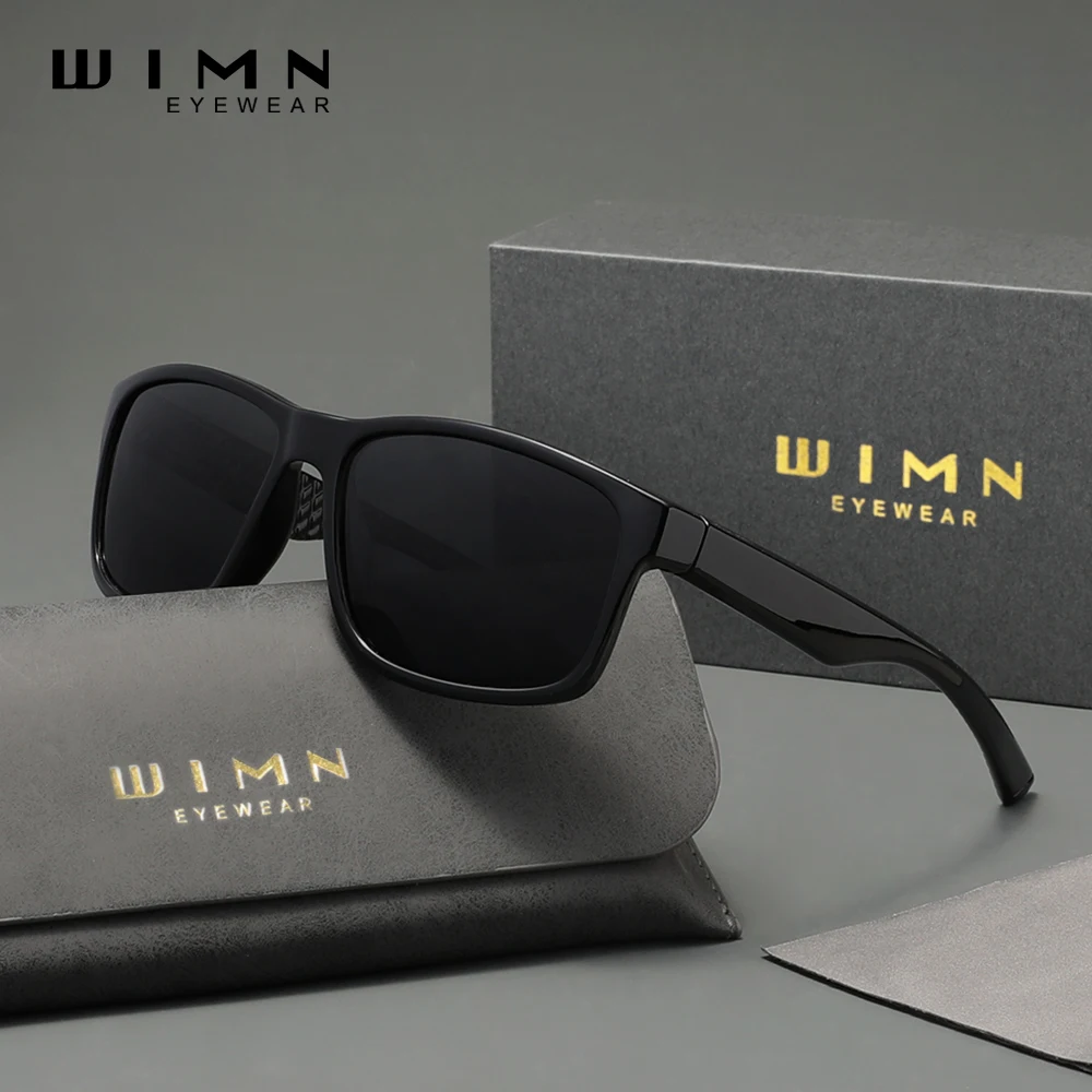 WIMN Lunettes de soleil de sport pour hommes, lunettes de soleil polarisées, accessoire léger pour hommes