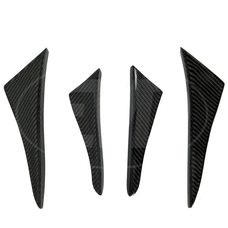 

CARBON FIBER FRONT BUMPER CANARDS (4 PCS) for 2001-2007 MITSUBISHI LANCER EVOLUTION EVO 7-9
