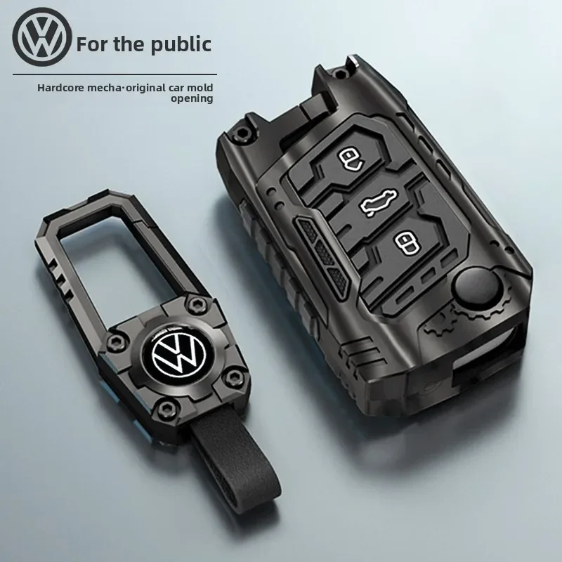 

2026 Hot For VW VOLKSWAGEN Car Key Case Cover Fob For VW Volkswagen Golf 7 MK7 Tiguan MK2 For SEAT Ateca Leon FR 2 Ibiza For Sko
