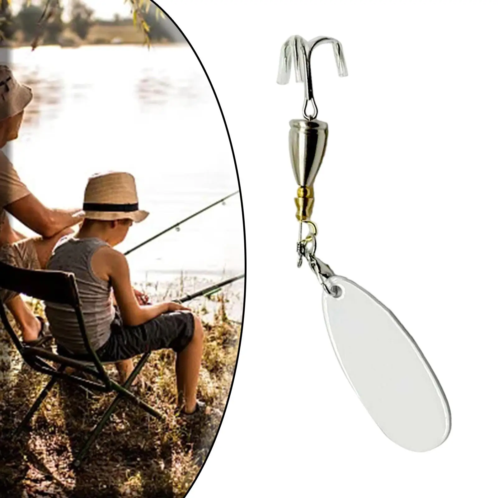 Blank Fishing Hook Anniversary Gift Fishhook for Husband Fisherman Daddy