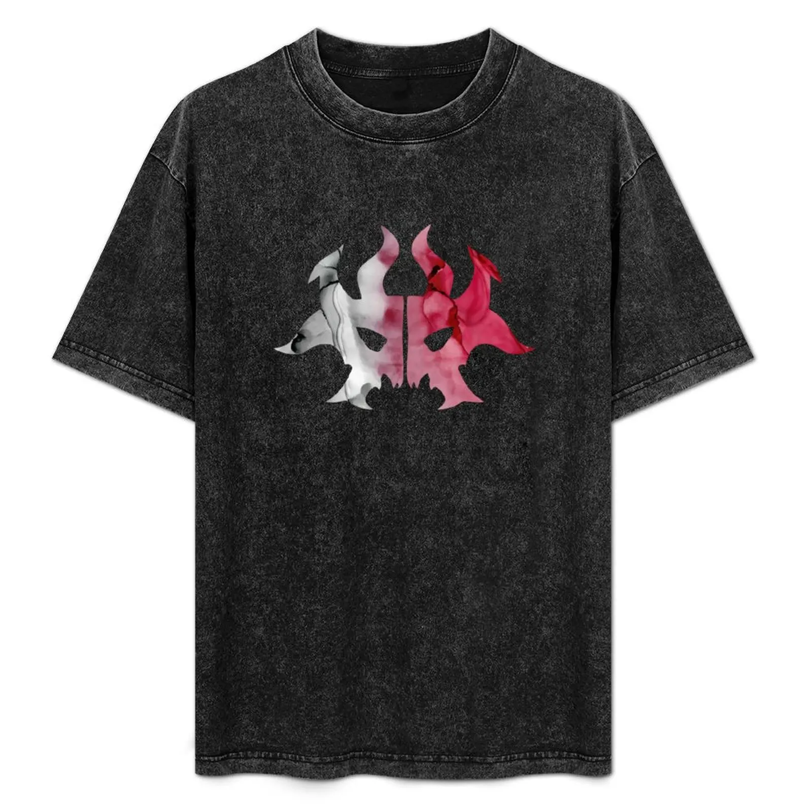 

MTG Cult of Rakdos Ravnica Guild Insignia Logo Black Background T-Shirt Large Size Soft Cotton T-Shirt