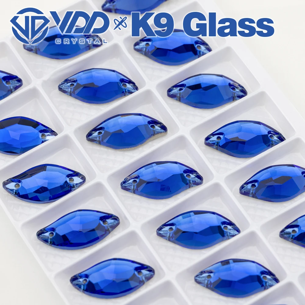 VDD Großhandel Blattförmige Hochwertige K9-Glas-Applikationssteine, Kristall-Flachboden-Nähsteine für Kleidung, DIY, Kleider, Hochzeitskleider – Detail 20