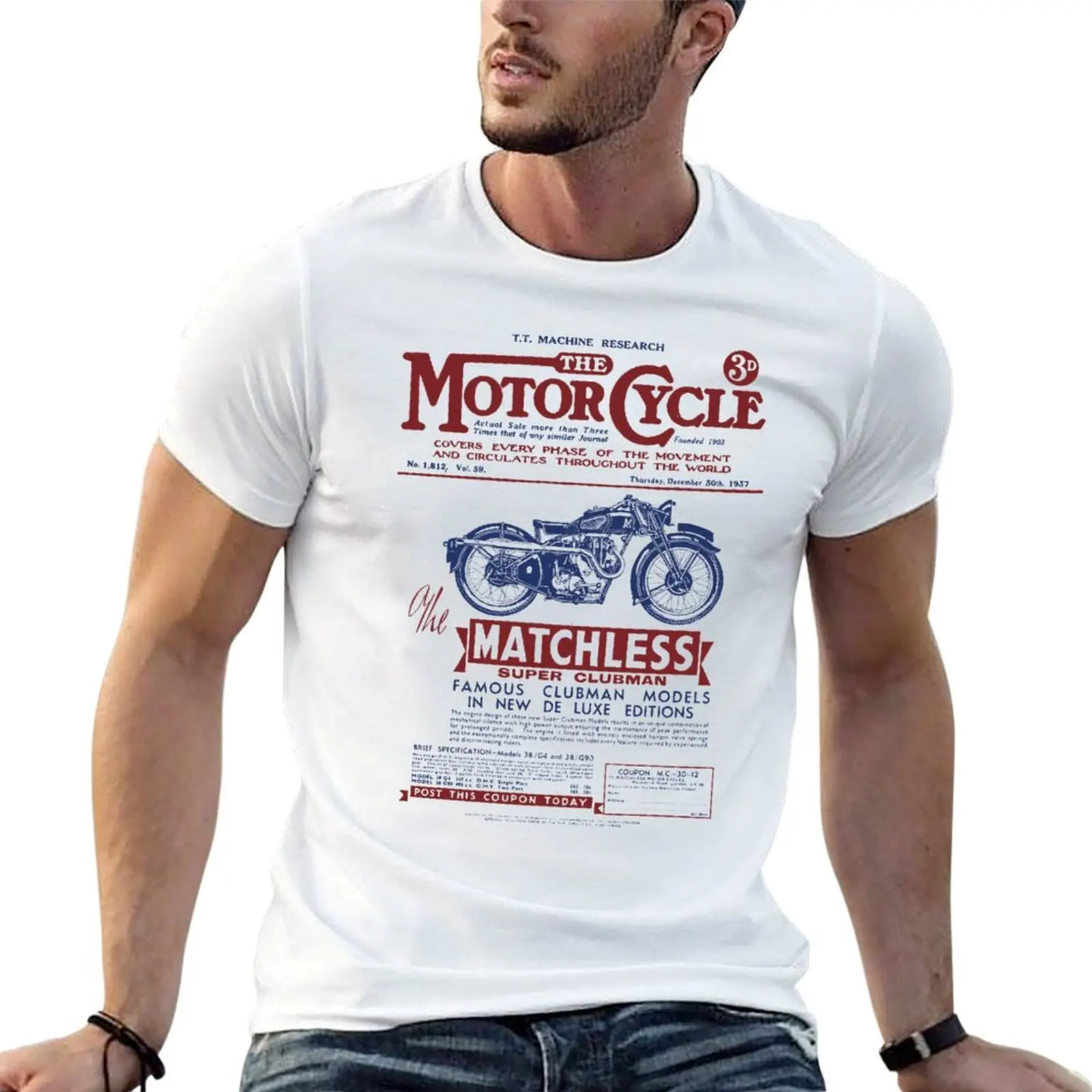 

The Matchless Super Clubman T-Shirt printed t shirts for man man t shirt luxury T-Shirt