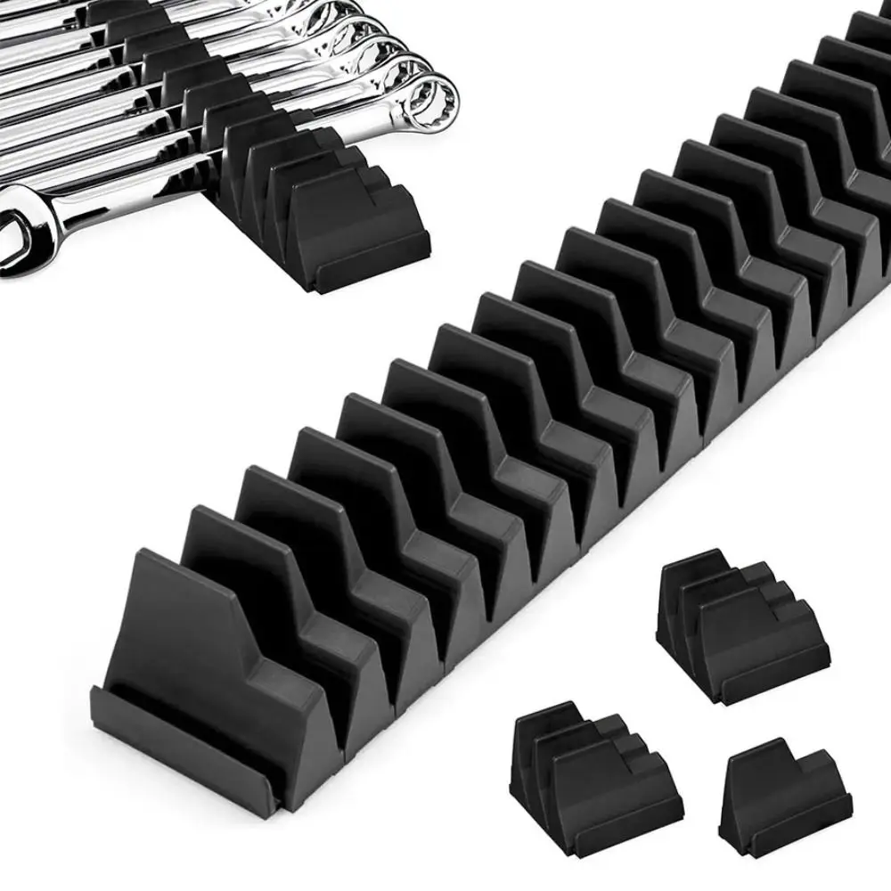 Flexible Combination Modular Wrench Storage Rack Magnetic Mounting Function Multifunctional Magnetic Wrench Organizer 23 Slot