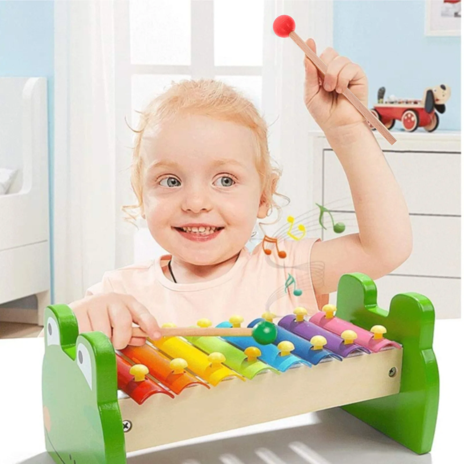 

2pcs 1 Pair Tongue Drum Mallets Xylophone Marimba Drumstick Percussion Instrument For Kids Beginners Lightweight Musical Sticks