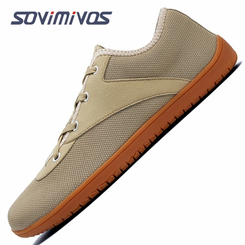 Zapatos descalzos minimalistas Unisex, suela de gota cero, movimiento Natural, zapatos para caminar en forma de pie, zapatillas casuales para correr