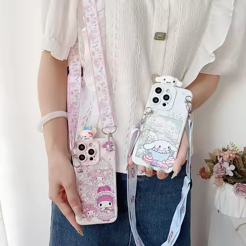 Love Kitty For Samsung Galaxy A12 A11 A71 A51 A52 A22 A02s A32 A13 A53 A03s A04s A20s A33 A73 A23 Case With Holder Rope