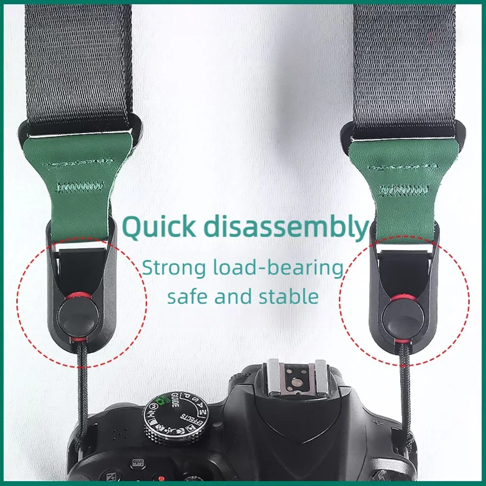 Camera Strap Nylon Adjustable Shoulder Neck Belt Quick Release Sling for Nikon Canon SLR DSLR Digital Camera Convenient Shoot