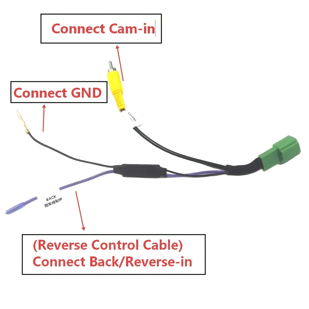 5Pin For Isuzu D-MAX/Suzuki Vitara/Mitsubishi Pajero 4WD Original Factory Auto Camera Video Output Reverse Camera Adapter Cable view 5