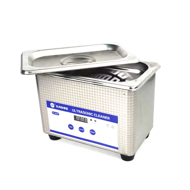 Sunshine SS-6508T 800ml Digital Ultrasonic Cleaner Stainless Steel Motherboard Cleaning Portable Cleaning Machine