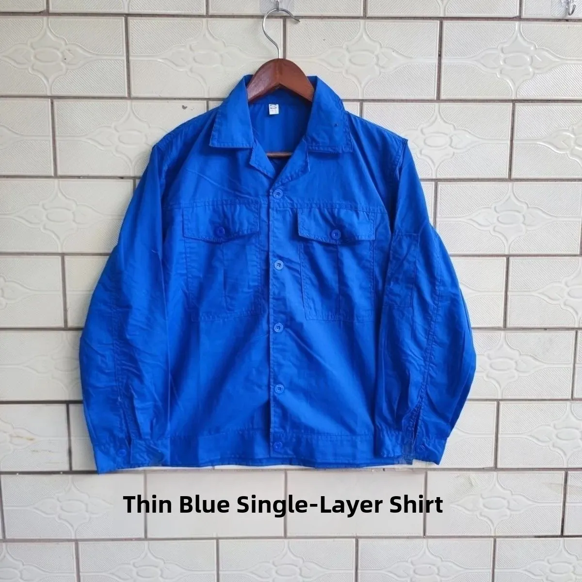 

Summer Work orm Top Long Sve Breathable Comfortable Cool Auile Repair Worker Workwear Wear Resistant Labor Protec...