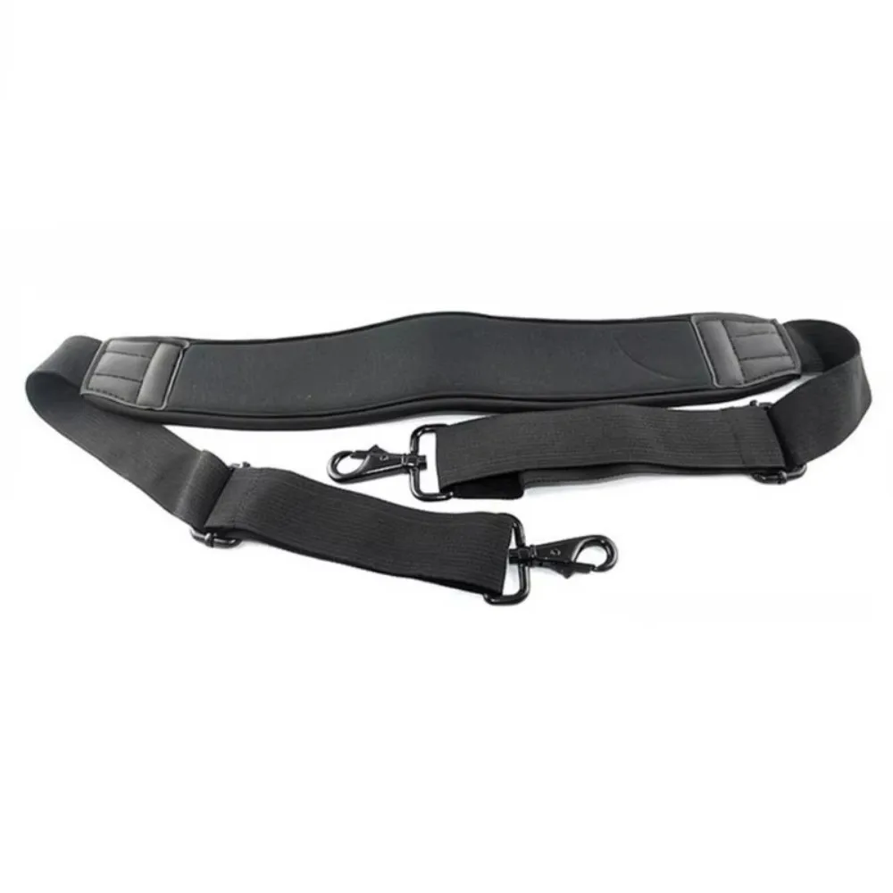Portable Black Shoulder Bag Strap Elastic Adjustable Handbag Belt Thickened Decompression Camera Bag Straps Bag Accessories