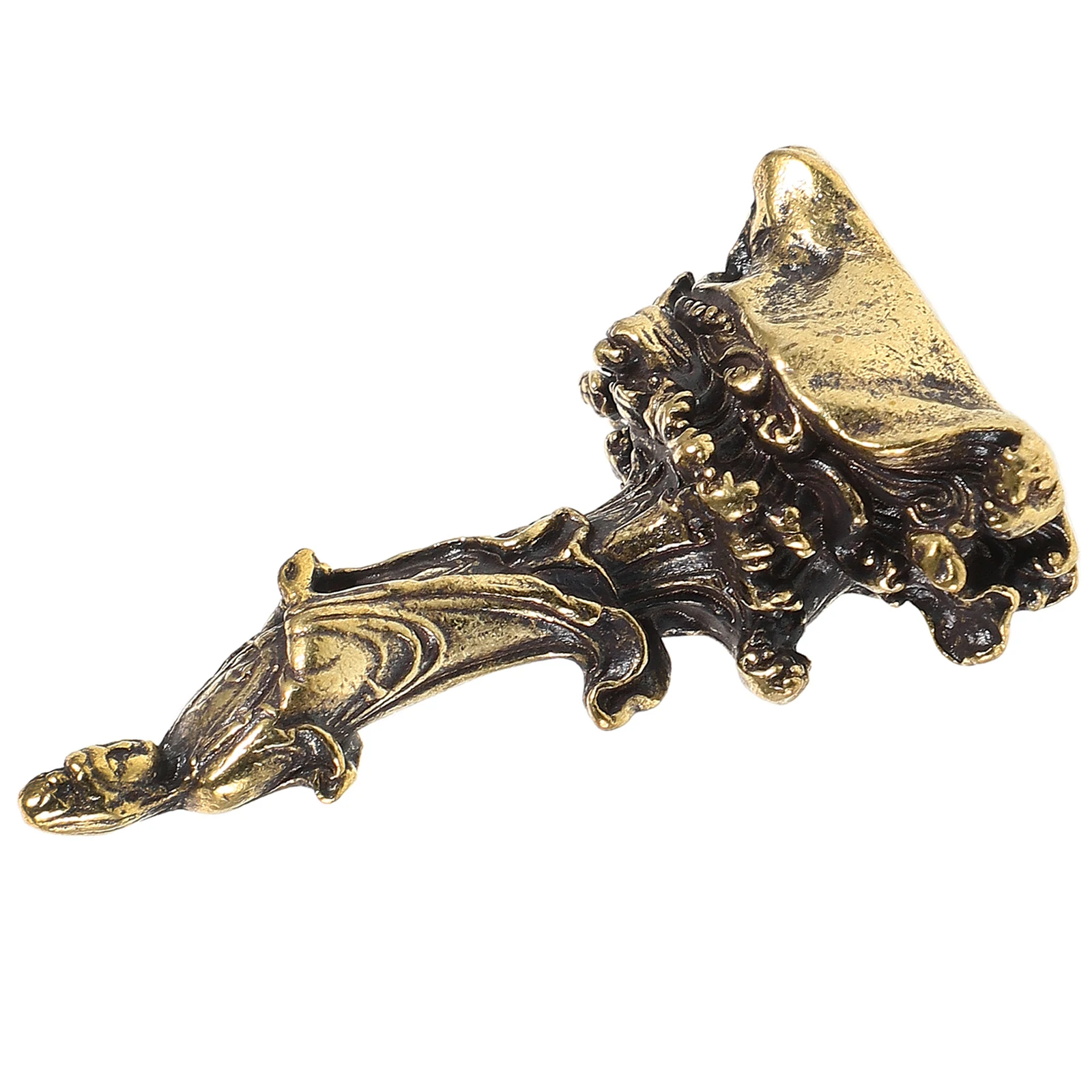

Vintage Brass Desktop Ornaments Buddha Statue Crafts Decor Home Office Table Avalokitesvara Figurine Style Brass