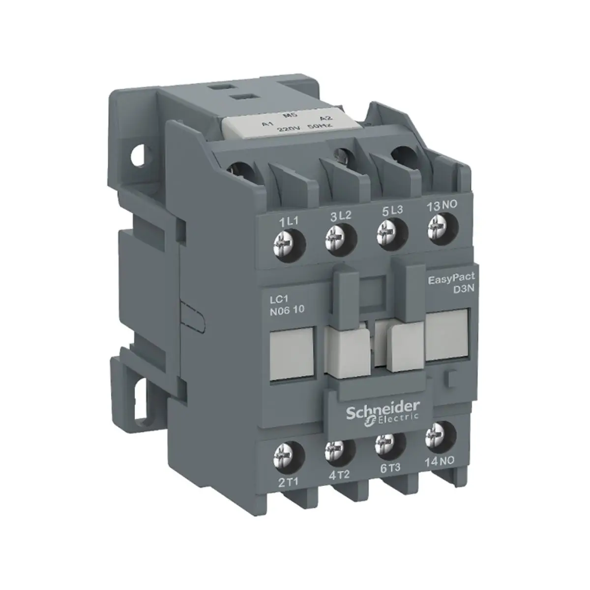 

EasyPact TVS Three pole contactor 6 A 36VAC 50Hz LC1N0610CC5N LC1E0610CC5N