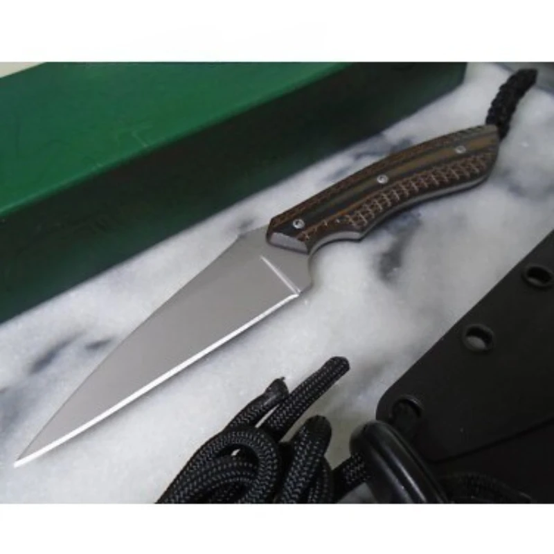 

Маленький карманный повседневный нож Wharncliffe с фиксированным лезвием, инструменты для кемпинга и выживания, рыбалки с ножами-футляром, мужской подарок