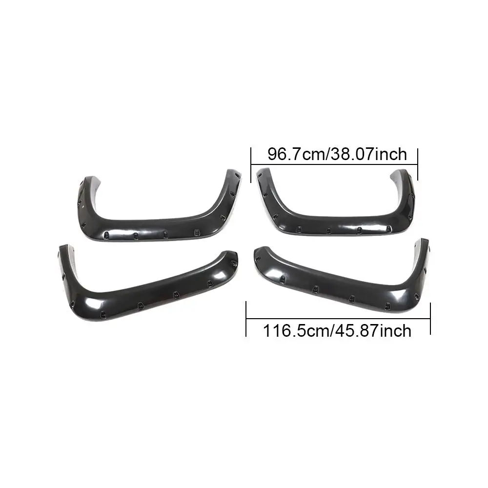 Car Wheel Arches Fender Flares Mudguards Trims For Dodge Ram 1500 2500 3500 1994 - 2002 Wheel Arches Fender Flares Trims