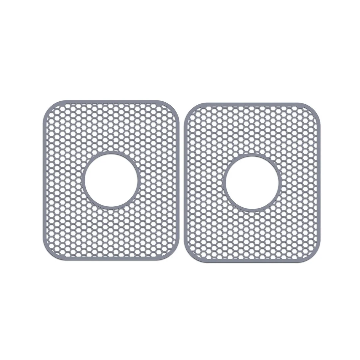 Силиконовый коврик для раковины, 2 шт. в упаковке, защита для раковины для кухонной раковины, складной нескользящий термостойкий Коврик для раковины