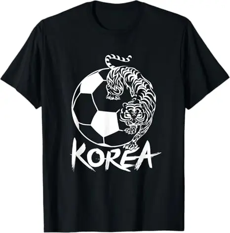 Patriotisches koreanisches Südkorea-T-Shirt, Flagge von Südkorea, koreanische Sportspiele, Sporttrikot, Fußball-Grafik-T-Shirt, Fußballkleidung – Detail 10