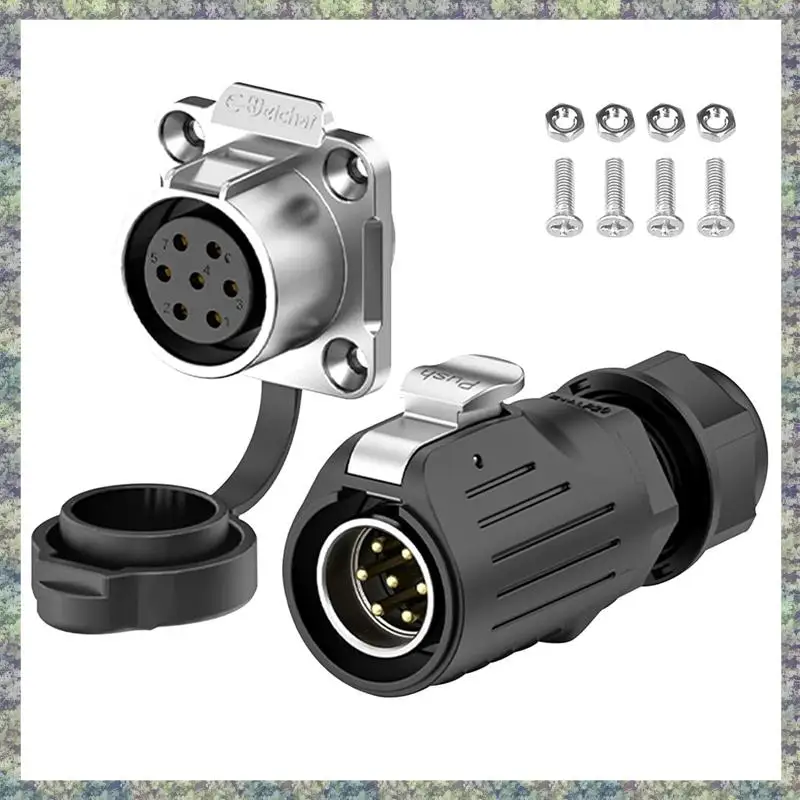 

WON Industrial Waterproof Connector IP68 Quick Plugging Circular Connector Shell Connector