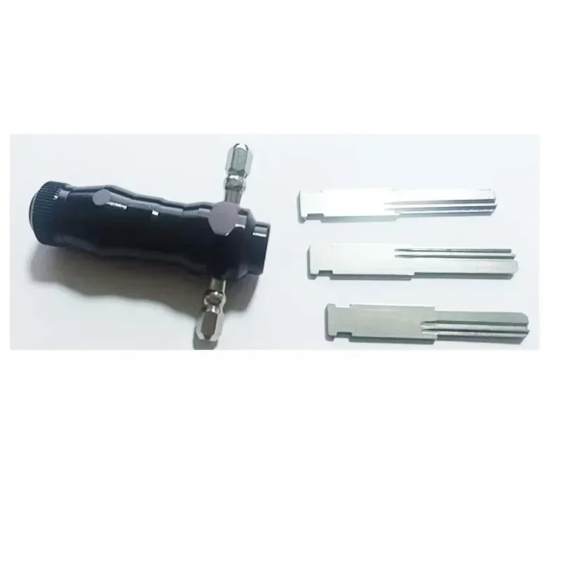 3 Heads Extreme Storm Kaba Tool and 200PCS Sliver and Gold Color Tin Strip Lock Pick Locksmith Tools