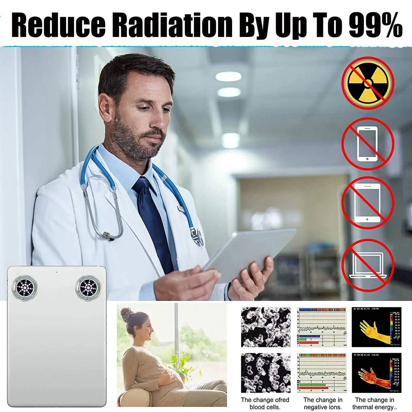 20PCS EMF Protection Sticker Anti Radiation Cell Phone Sticker for Phone Laptop And All Electronic Devices