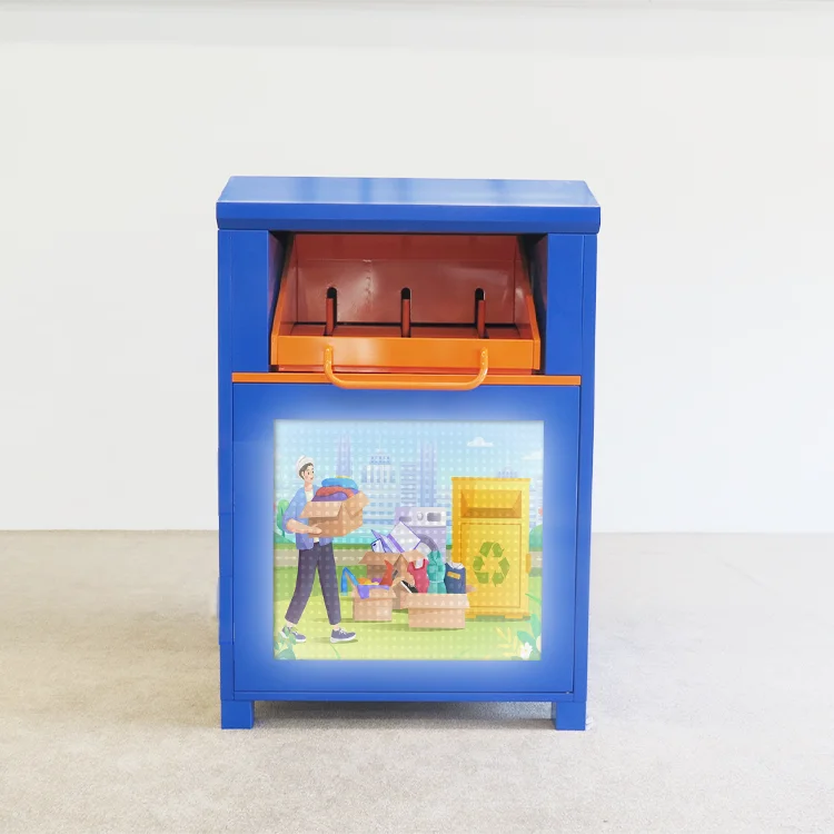 

Customized Metal Shoe Recycling Bin for Outdoor Street Clothing and Clothing Recycling Clothes Drop off Box