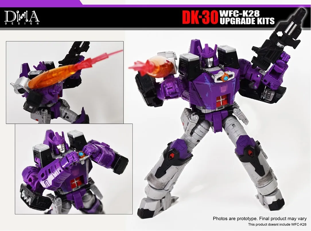 Imagem -02 - Dna Design Dk30 Dk30 Dk-30u Dk-30g Upgrade Kits para Transformação Wfc-k28 Galvatron 3rd Party Action Figures Acessórios