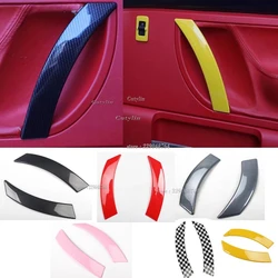 Interior Accessories For Volkswagen Beetle 2001-2011 ABS Carbon Fiber Car Styling Inner Door Handle Cover Trim Frame Sticker