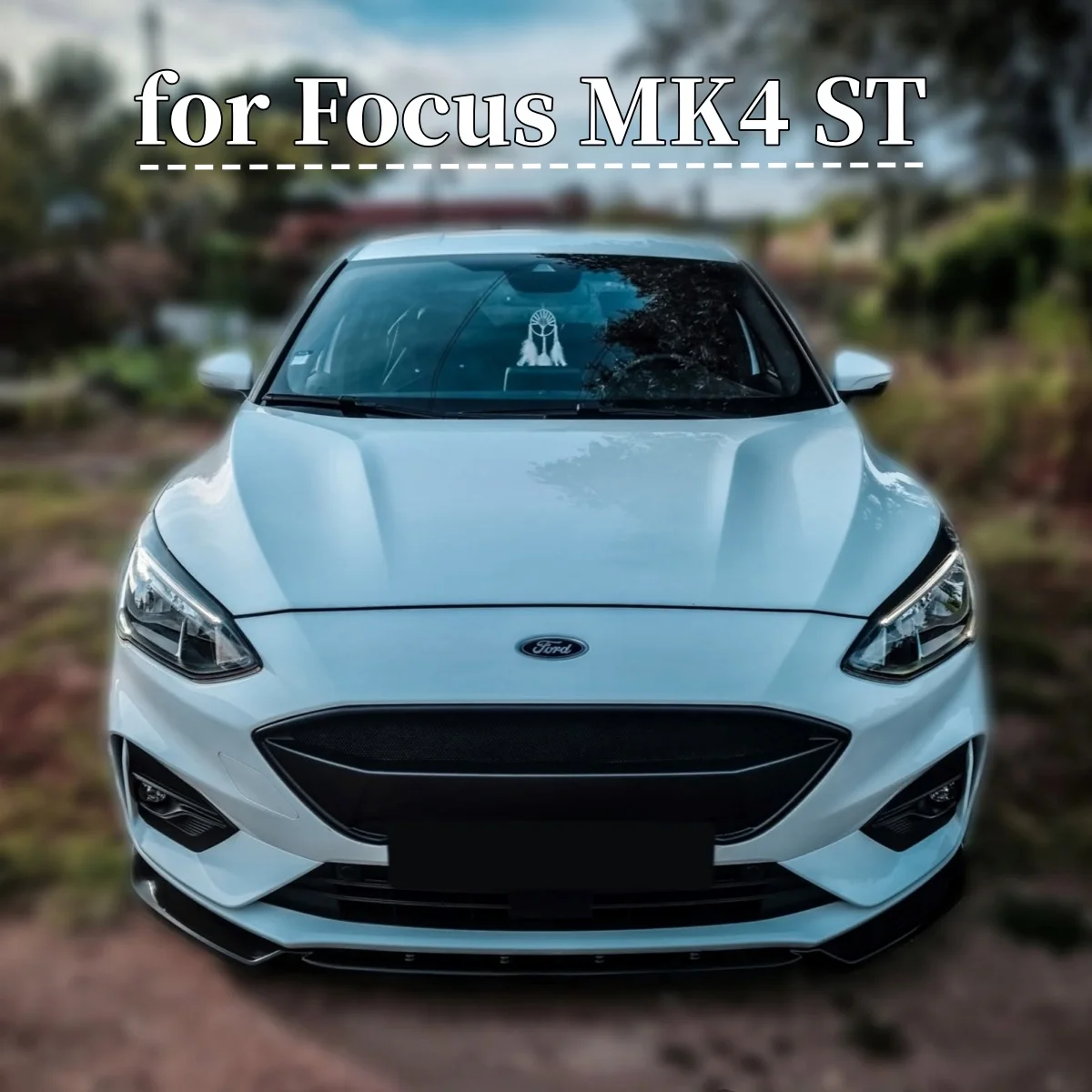 Передний бампер в стиле Maxton для Ford Focus Mk4 ST ST-Line 2019-2025, диффузор, внешняя отделка, разделитель Canard, индивидуальные комплекты кузова