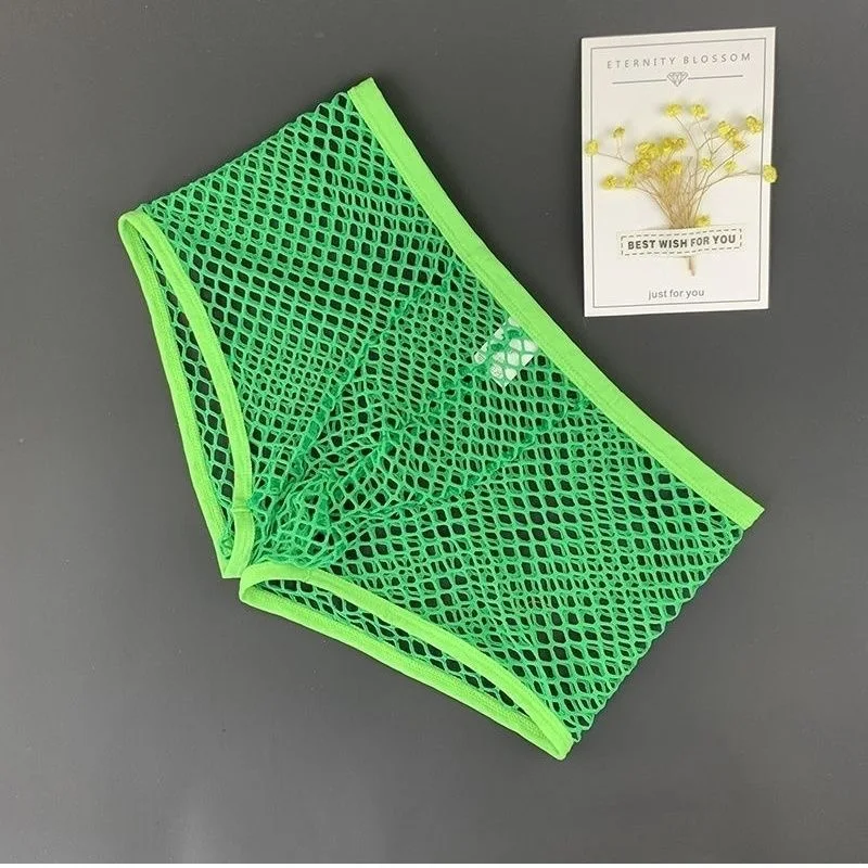 

Мужские эротические плавки в сеточку, прозрачные эластичные выпуклые шорты-боксеры, сексуальные трусики для ночного клуба, порно, трусики Sissy Fun, нижнее белье