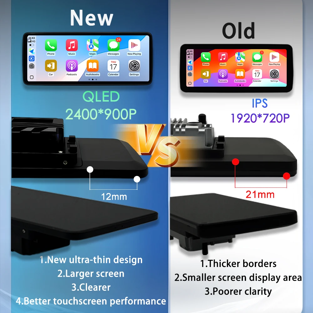 محول CarPlay اللاسلكي وحدة أندرويد السيارات لميتسوبيشي باجيرو V73 2004 2005 2006 2007 2008 2009 2010 2011 بلوتوث راديو السيارة شاشة عرض الوسائط المتعددة