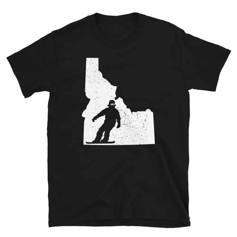 Idaho Snowboarding T Shirt Snowboard Lover Snowboarder Unique S