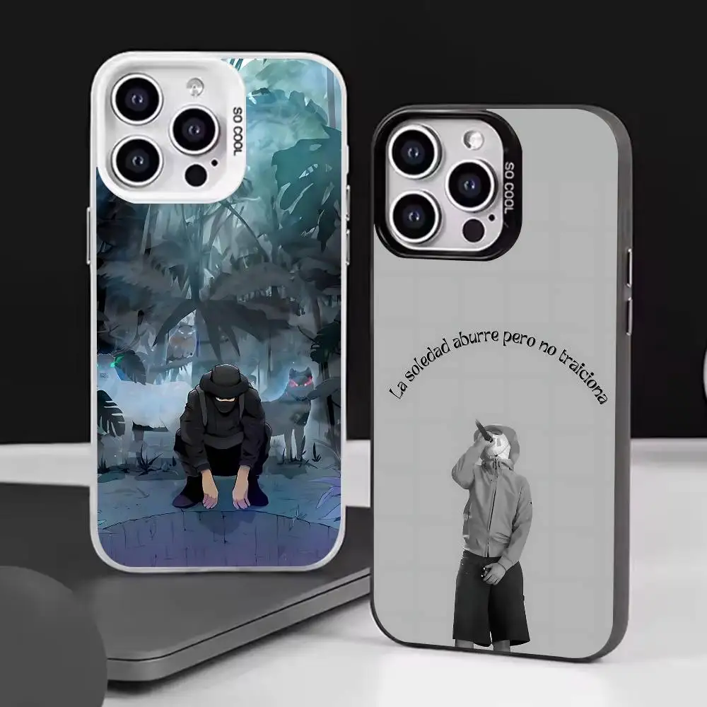 

Rapper B-BENY JR Phone Case For IPhone 16 15 14 13 12 11 Pro Max Plus Color Shockproof Back Silver Cover