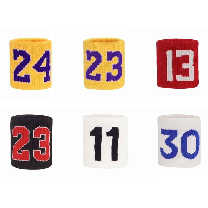 New basketball wristbands high-quality elastic cotton wristbands professional wrist protection sweat-absorbent protective