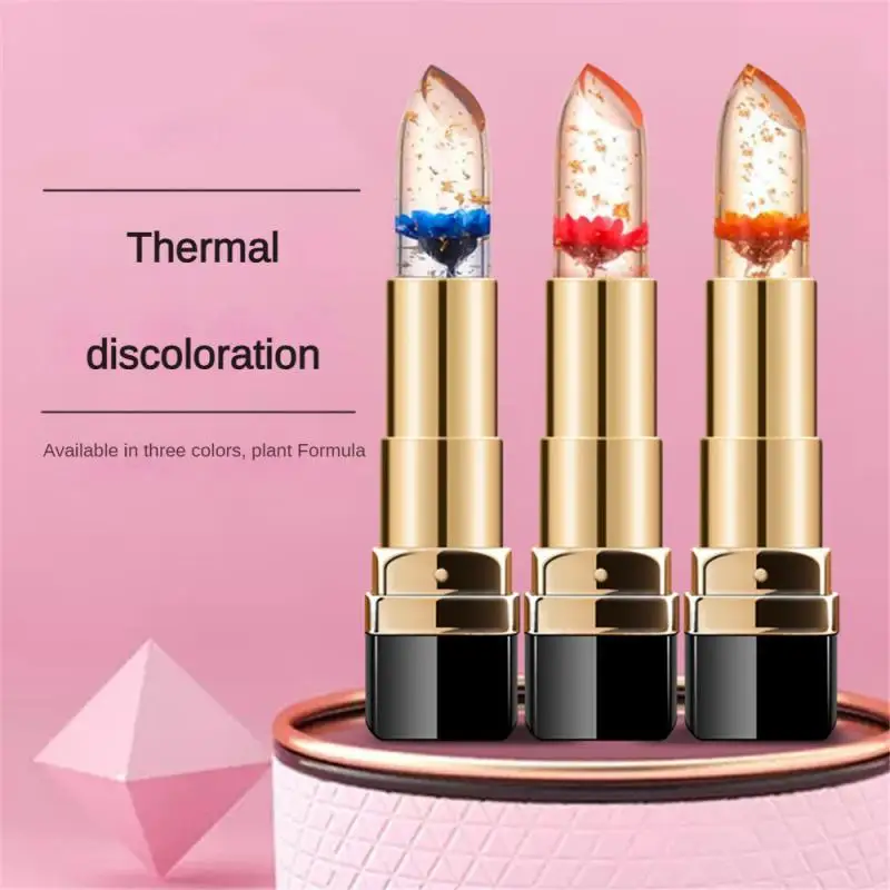 

Soft Mist Moisturizing Lipstick Lip Makeup Gold Foil Lipstick Smooth Moisturizing Lip Balm Do Not Fade Flower Lipstick Cozy