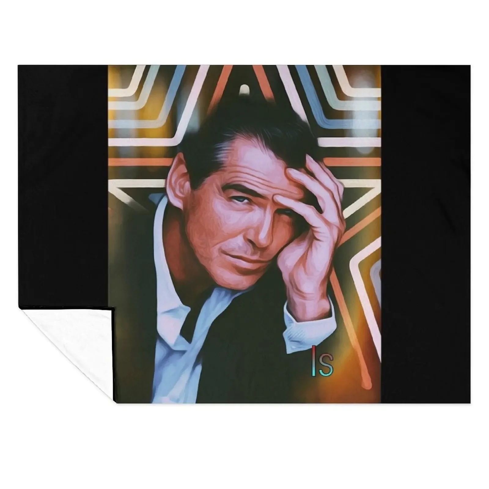 

pierce brosnan Throw Blanket christmas gifts Soft Plaid warm for winter Blankets For Sofas Blankets