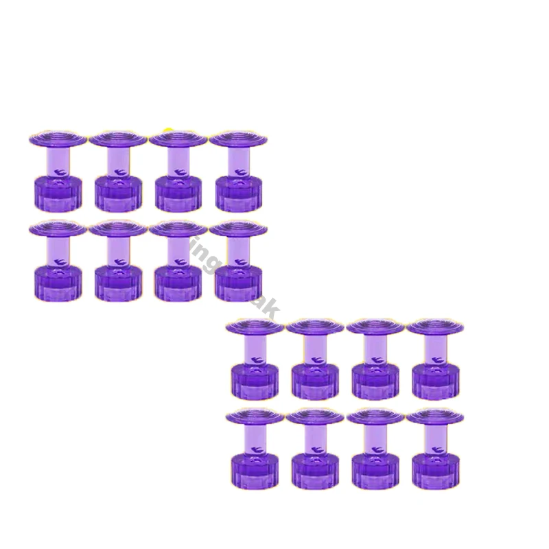 50pcs Car Paintless Dent Hail Repair Tool Glue Puller Pulling Tabs Automobile Body Repair Tools Purple