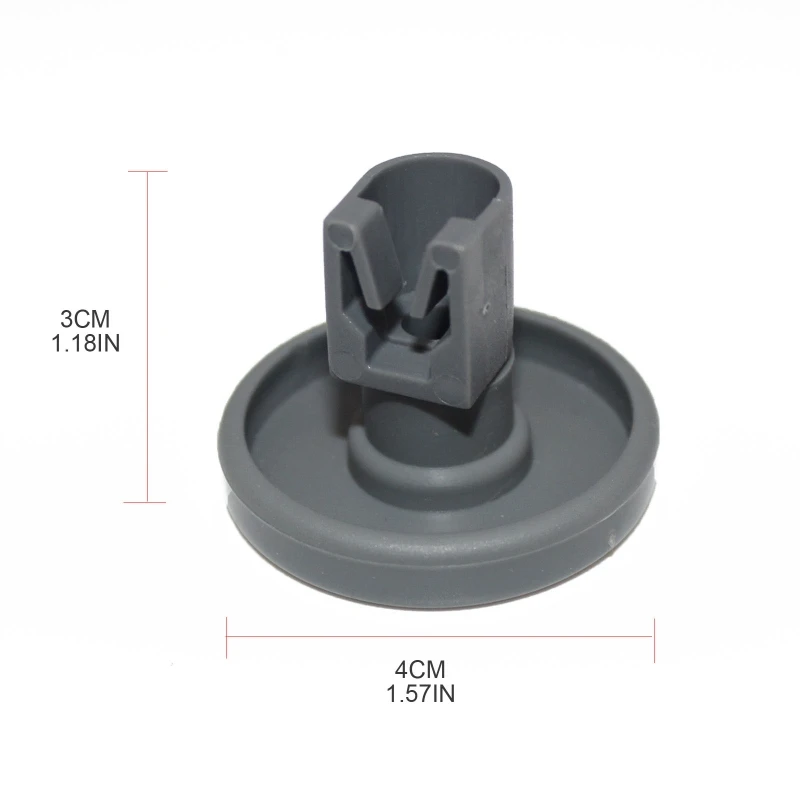 D0AB 1 Pc Dishwasher Lower Rack Wheel Dishrack Roller for AEG for ELECTRA for PRIVILEG Electric Dishwashers Durable image 6