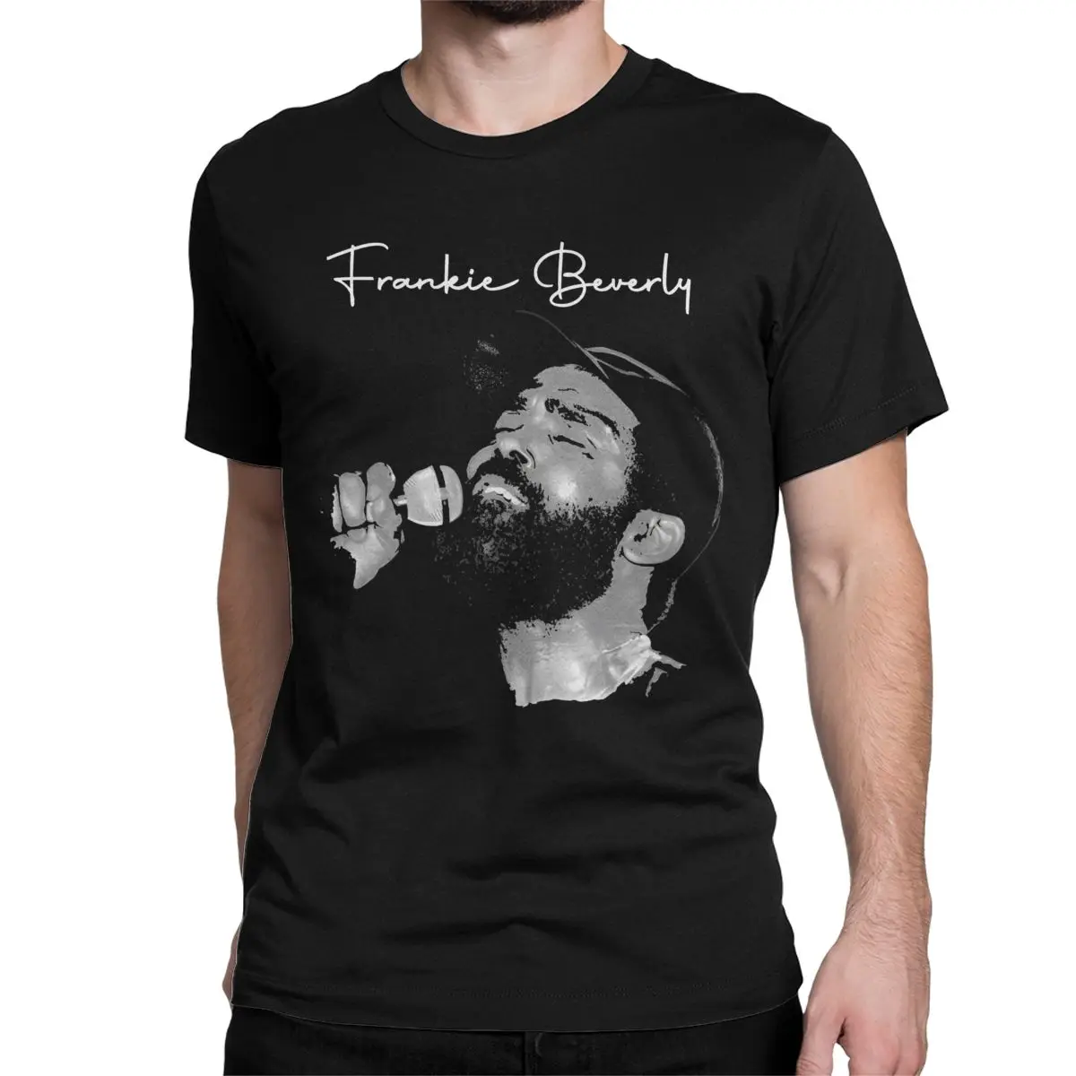 Frankie Beverly Rest In Peace T Shirts for Men Women Pure Cotton Funny T-Shirts Crew Neck Tees Short Sleeve Clothes Plus Size