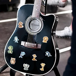 Aquarell -Tiere Graffiti -Aufkleber, schöne Cartoons, DIY, Skateboard, Telefonbox, Laptop, wasserdichtes, cooles Aufkleber -Aufkleber, Spielzeug, 50pcs 8 Hauptaufkleber für Schmerzen - №3