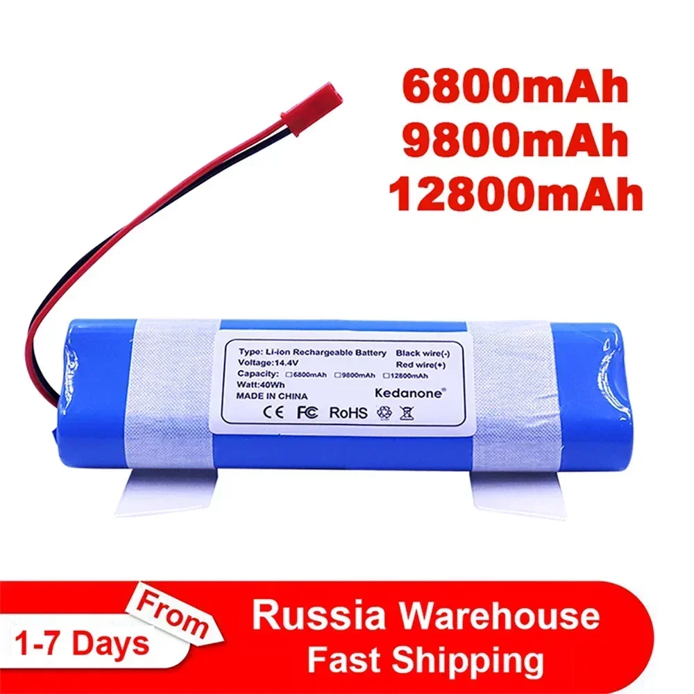 2024 New Genuine 14.8 V 6800Mah 18650 Lithium Battery, Applicable to ILIFE V3s Pro, V50, V5sPro, V8s, x750 Robot Vacuum Battery